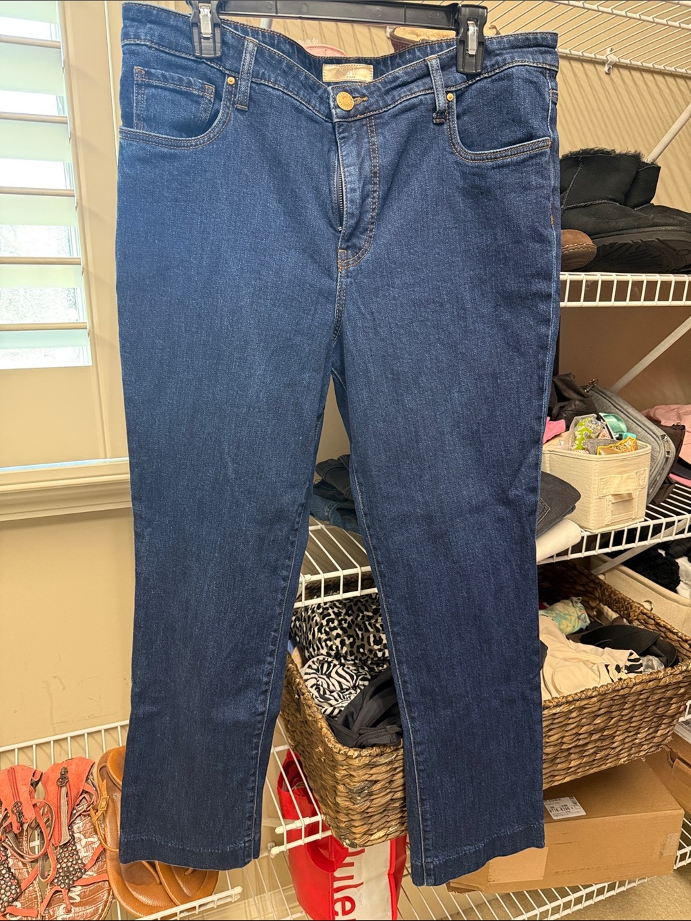 Kut from the cloth Reese fab ab straight leg high rise jean 12